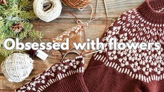 I can't stop knitting flowers