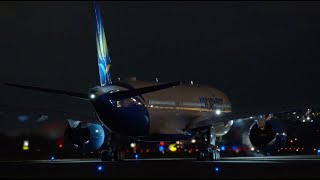 Actu Aero /// Décollage de nuit de l'Airbus A350-1000 Air Caraïbes 🏝️