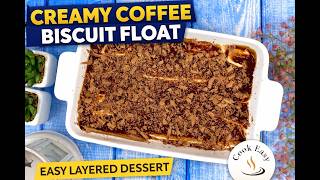 Creamy Coffee Float Dessert | Easy No Bake Coffee Dessert