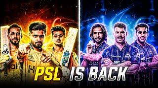 PSL IS BACK 🔥 • KK 🩵 VS PZ 💛 • RAFAY EDITX