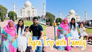 मम्मी और परी को लेने गए आगरा | Mummy ko Mathura or Vrindavan ghumaya #indianfamily
