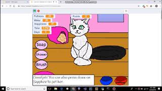 Care for Sapphire by @MidnightTheKitten || Scratch Features (#3)