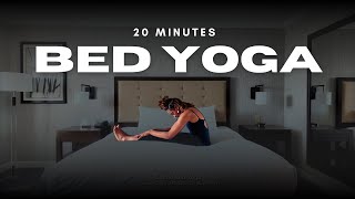 Gentle Stretch for Anxiety Relief + Nervous System Reset | Bed Yoga