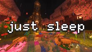 🌙 Fall Asleep Peacefully ⎮ Minecraft Rain & Serene Cherry Blossom Ambience