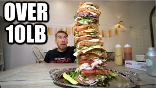 "IT IS IMPOSSIBLE" NIGHTMARE TURKEY SANDWICH CHALLENGE (Hardest Sandwich Challenge Ever)
