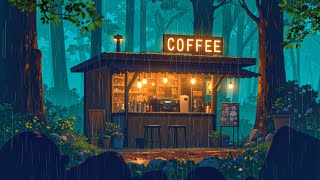 Summer Rainy Night & Coffee Moments 🍀🌻 Lo-Fi Hip Hop Mix to Relax/Chill/Study ☕ Lofi Coffee 🌿