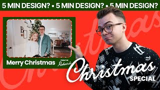Making A Christmas Card in 5 Minutes!