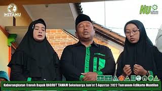 Keberangkatan Umroh Bapak BADRUT TAMAM Sekeluarga Temanem Adikarto Muntilan Jum'at 5 Agustus 2022