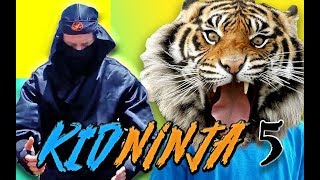 Kid Ninja Obstacle Course Challenge 5 - New Sky Kids