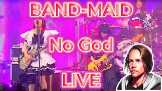 VERY CHAOTIC! BAND-MAID / No God (Vocalist Reacts)
