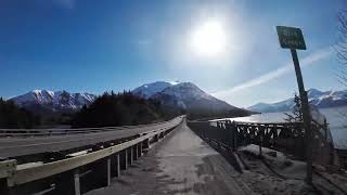 Bicycling the entire Bird to Gird Trail in Alaska!