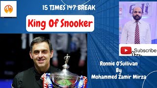 King Of Snooker Roni..By Mohammed Zamir Mirza.