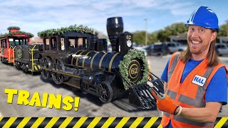 Trains are Awesome with Handyman Hal | Learn all about Trains