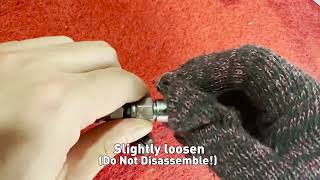 How to disassemble the nozzle of GGP-001 Grease Gun