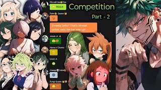 The battle for IZUKU'S attention just got HOT🔥🥵. Who will win? |MHA |BNHA |Part-2| @AnimeWorld0118 