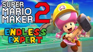 Super Mario Maker 2 Endless Expert - 44,055 Clears | 7th Worldwide ⚡ Vertical Live Stream