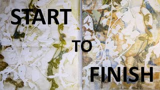 The Life Cycle of a Botanical Gel Print: Start to Finish