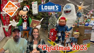 Lowe’s & Home Depot Christmas 2025 | Who Has The ✨BEST✨ Christmas Items?! | Shop With Us 🎅🏻