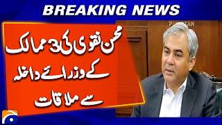 Mohsin Naqvi Meets Interior Ministers of Italy, Greece & Spain | Security & Migration Talks 2026
