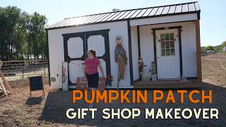 I Transformed My Sister-in-Law’s Shed into a Pumpkin Patch Gift Shop!
