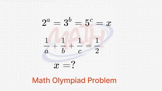 Math Olympiad Question- Algebra & Logarithm