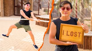 PYONG LEE vs The King of the Fame Park!🦁 #tugofwar