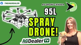 95-litre capacity spray drone takes to the air at Ag in Motion