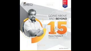 Praveen’s 15 Years of Excellence | Work Anniversary Tribute