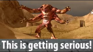 serious sam hd - melee & pistols only (serious difficulty) - valley of the kings