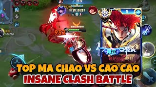 TOP MA CHAO VS TOP CAO CAO ⚔️ AGGRESSIVE SOLO LANE DUELS WITH BEST SKIN MA CHAO | HONOR OF KINGS