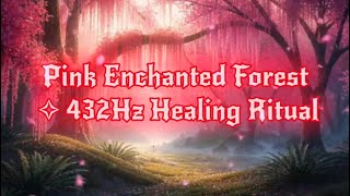 Enchanted Pink Forest ✧ 432Hz Music for Peace & Deep Relaxation