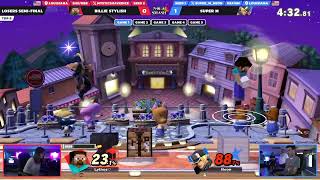 Billie Stylish (Steve) vs Super M (Terry) - Losers Semi-Final - NOLA Smash Weekly #338