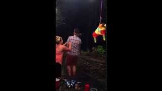 Corey and the Pinata  #bullmanwedding