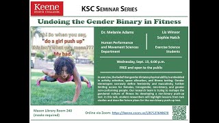 Dr. Melanie Adams and students, Liz Winsor and Sophie Hatch: Undoing the Gender Binary in Fitness