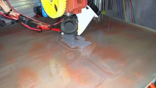 Test print on new material,  pla