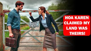 HOA President Declares My Land “Part of the Community”—I Proved I’m the Only Owner in Court!