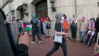 Pro Palestine protest in front of Columbia University in New York City  1of4