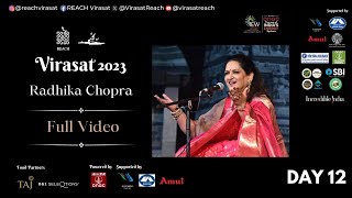 Awaaz De Kahan Hai - Originally sung by Noorjahan | Dr. Radhika Chopra | 7 Nov 2023 | Virasat 2023