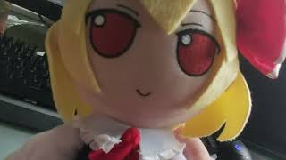 Sniffing My New Fumos! Fumo Rumia And Fumo Joon!