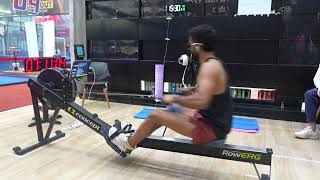 Daksh Kumar Live Stream of Rowing for World Record we are at 30 hours