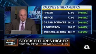 Jim Cramer on Pfizer's stock performance, J&J vaccine pause