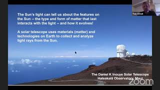 LIVE - Capturing Sunlight with the Largest Solar Telescope on Earth, with Dr. Tom Schad