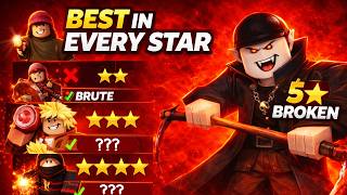 Best Class in Every Star ⭐ | 99 Nights in the Forest