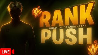 Day - 3🧐 NOOB Player GRANDMASTER Pushing BR RANK 🤫🚀 KO is Live 🥵 #freefire #live