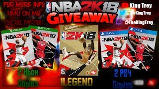 (5) NBA 2K18 copies GIVEAWAY (NO CLICK BAIT)