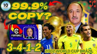I Cloned SCOLARI’S 2002 WORLD CUP BRAZIL Tactics in eFootball | Reliving the Glory 23