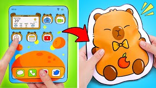 Bastelt die Capy-Gadgets! 🐾✨ Papierbastelidee zum Thema Zoo