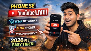 📱 Phone Se YouTube Live Kaise Kare 2026 🔴 | PRISM Live Studio Full Setup (No PC)