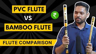 Pvc flute vs Bamboo Flute | Flute Comparison | Radhe Flute C Scale Review | Best PVC Flute Under 500