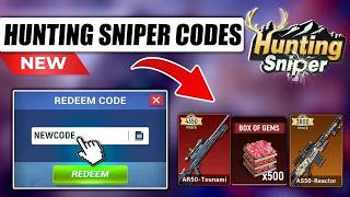 HUNTING SNIPER CODES 🔥 ACTIVE REDEMPTION CODES HUNTING SNIPER GEMS